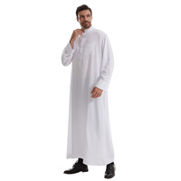 Kandura pour hommes musulmans de taille standard (S-XXXL) | Style arabe | Stock prêt | Pas de commandes personnalisées acceptées
