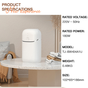 Portable Electric Compact Clothes <strong>Dryer</strong>, Mini Automatic <strong>Hanging</strong> Bag <strong>Dryer</strong> for Hotel Baby Clothes Underwear <strong>Socks</strong> - Product Image 3