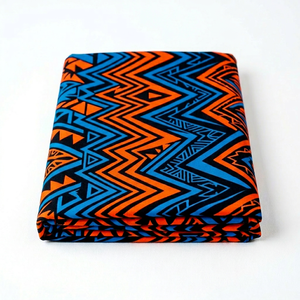 Custom Tanzania African Wax Print Twill Tear Resistant Lightweight 70GSM <b>Fabric</b> Ankara Dress Material Outdoor - Product Image 1
