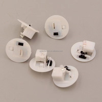 Base de lampe miniature en plastique à piles avec support, petite lanterne à ampoule DIY, lumières de bougie, pièces de lumière LED à diode électroluminescente