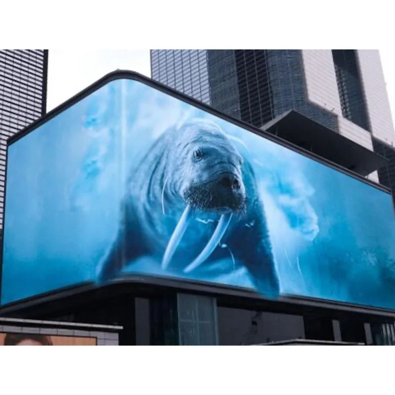 Tecnologia ologramma occhio nudo pubblicità immersiva 3D interattivo Video parete schermo esterno 3D Display a Led
