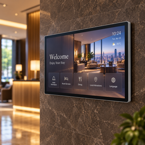 Pantalla Táctil Comercial de 21.5, 27 y 32 Pulgadas, 10 Puntos, Relación de Aspecto 16:9, Pantalla Capacitiva para Información Bancaria y Gestión de Patrimonios - Product Image 1