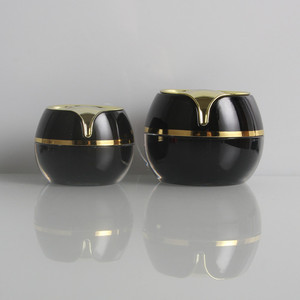 Pot à crème pour les yeux en acrylique, couvercle à clipser rond, 5g 10g 15g 20g 30g, flacon cosmétique rechargeable, conteneur vide pour échantillons - Product Image 5