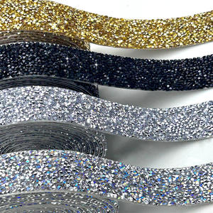 क्रिस्टल सजावट ग्लास सामग्री के लिए एब कोलोर रेसिन डिय हीरे की पट्टी स्टिकर गर्म पिघल चिपकने वाला गैंडा - Product Image 1