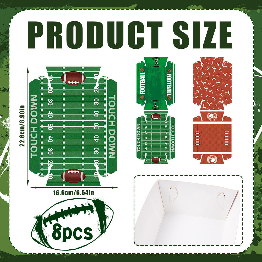 กล่องอาหารซุปเปอร์โบวล์ 8ชิ้น/เซ็ต