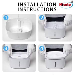 Bebedero automático para gatos, dispensador de agua para mascotas, filtro automático, apagado automático, fuente de agua <span class=keywords><strong>DogCat</strong></span> - Product Image 5