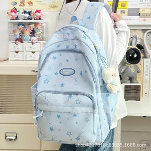 Waterproof Teenagers School Capacity Custom Logo Middle Students College Multicolored Printing School Backpack - Product Image 4