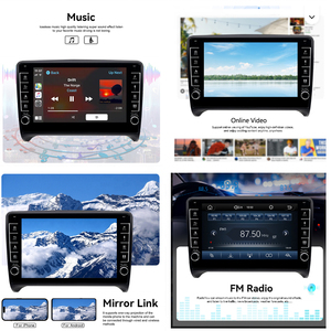 Autoradio Linux 8 pouces pour <span class=keywords><strong>Audi</strong></span> <span class=keywords><strong>TT</strong></span> <span class=keywords><strong>MK2</strong></span> 8 pouces 8J (2006-2014) avec écran partagé, navigation stéréo, Android <span class=keywords><strong>Auto</strong></span> et lecteur vidéo - Product Image 2