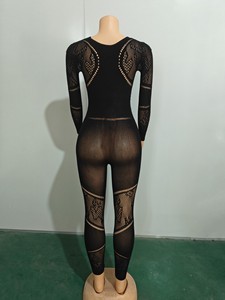 FF1379 Combinaison sexy style lingerie haute densité taille unique, combinaison de fitness en <span class=keywords><strong>dentelle</strong></span> pour <span class=keywords><strong>femme</strong></span>, combinaison une pièce en <span class=keywords><strong>dentelle</strong></span> pour <span class=keywords><strong>femme</strong></span>, vente en gros - Product Image 4