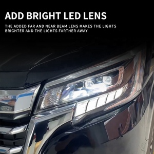 ระบบไฟอัตโนมัติ DJZG แบบปรับปรุง ไฟเลี้ยว LED ไฟหน้ารถยนต์สำหรับ Toyota Hiace ปี 2019-2020 อุปกรณ์ตกแต่งไฟรถยนต์ - Product Image 3