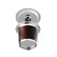 Cápsula de Café Reutilizable y Recargable de Nuevo Diseño, Acero Inoxidable 304, Portátil, Compatible con K-Cups, para Café Molido, con Tapa y Logotipo Personalizado