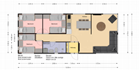 Maisons modulaires en acier préfabriquées à 3 chambres, style moderne, en kit, transportables, villas de luxe à bas prix