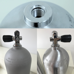 ZX S80 S40 S53 S63 S06 S19 Réservoir de plongée sous-marine en aluminium à haute pression TPED/DOT OEM Bouteille d'oxygène de plongée sous-marine - Product Image 4