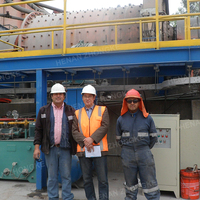 Broyeur de minerai de meulage de pierre de broyeur à boulets d'or de grande capacité pour la chaîne de production minière