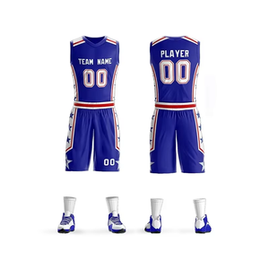Ensembles d'uniformes de basketball en polyester sur mesure, design unique, grandes tailles, vente en gros - Product Image 3