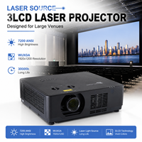 Service OEM, projecteur laser 3LCD, 7200 lumens ANSI, Wuxga, installation à 360° pour les visuels scéniques