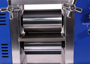 Lithium Ion pin điện cực điện lịch cán Máy ép phòng thí nghiệm điện cuộn để cuộn điện cực Báo Chí - Product Image 3