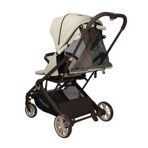 Poussette à quatre roues Baobochao CK2, siège réversible, alliage d'aluminium, capacité de 15 kg, couleur noire, couleur thé au lait - Product Image 4