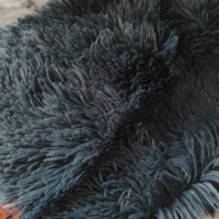 Fausse fourrure 100 % polyester à poils longs, super douce et moelleuse, pour jouets en peluche, coussins, couvertures et textiles de maison