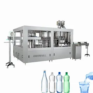 Automatic three in one mineral water filling factory sales/manufacturing