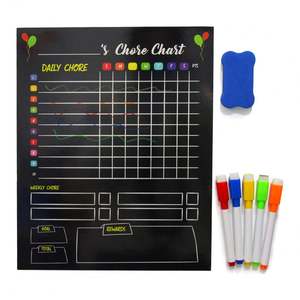 Custom <b>Fridge</b> <b>Magnet</b> Behaviour and Chore Chart <b>Board</b> Kids Routine Chart Magnetic Daily Visual Schedule for Kids Magnetic - Product Image 1
