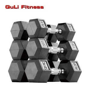 <span class=keywords><strong>Mancuernas</strong></span> Hexagonales con Logotipo Personalizado, 5-110 LB, 1-40 <span class=keywords><strong>KG</strong></span>, Hierro Fundido, Peso de Mano para Gimnasio, <span class=keywords><strong>Mancuernas</strong></span> Hexagonales Recubiertas de Goma Negra - Product Image 2