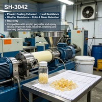 Résine de silicone solide SH-3042 pour revêtements en polysiloxane, résistance aux pulvérisations salines et aux intempéries
