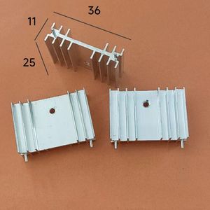 Dissipateur thermique en aluminium Yixing Electronics 36x11x20mm pour le refroidissement des transistors MOSFET SCR TO220 - Product Image 2