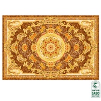 GUCI Médaillon en céramique de luxe Tapis lumineux avec lumière fluorescente Carrelage de sol en porcelaine antidérapant et isolant thermique