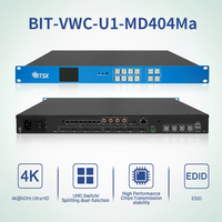Matrice de commutation 4 entrées 4 sorties 4K60 avec sortie audio multicanal pour salle de conférence multimédia, salle de jeu, affichage d'ingénierie