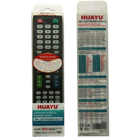 Remote Control TV Universal HUAYU dengan Kode Tetap dan 4 Tombol untuk Semua Merek Smart LED TV Set Top Box Pengganti