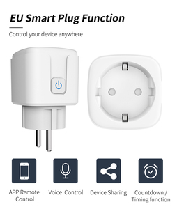 Ab tipi Tuya <span class=keywords><strong>Wifi</strong></span> akıllı priz 16A ev güç monitör çıkış zamanlayıcı Smartlife APP kontrol Google ev Alexa Alice ile çalışmak - Product Image 2
