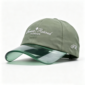 Visiera da Golf Unisex, Cappello Parasole con Protezione UV e Visiera Trasparente, Berretto da Baseball Sportivo con Logo Ricamato <span class=keywords><strong>per</strong></span> Golf ed Escursionismo - Product Image 4