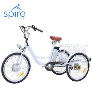 Triciclo de Transporte Abierto para Adultos con Marco de Acero de 7 Velocidades, Capacidad de Carga de 150 kg, Triciclo Eléctrico para Adultos, 7 Velocidades - Product Image 1