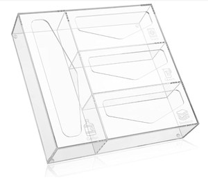 Ziplock Bag Storage Organizer for Kitchen Drawer, Food Storage Bag Organizer,Acrylic Food Baggie Holder