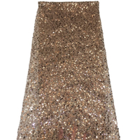 ZG35 उच्च-ग्रेड भारी सोना 3mm5mm बड़े sequined मनका ट्यूब कढ़ाई फीता कपड़े शाम बैग सजावटी सामग्री