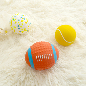 Giocattolo per Cani Personalizzato all'Ingrosso, Accessori per Addestramento, Pallone da Calcio Ecologico in Lattice Resistente ai Morsi per Alleviare la Noia - Product Image 3