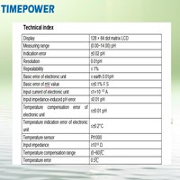 Analizador de pH en Línea TIMEPOWER TP1100, Rango de pH 0.0-14.0, TDS 0-1000 G/L, Sistema de Monitoreo de Calidad del Agua Industrial