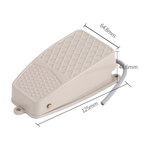 Foot Switch Fs 2 Tfs 2 <b>Silver</b> Core 10cm <b>Wire</b> Extendable <b>Wire</b> Independent Spst Three Core Interface - Product Image 4