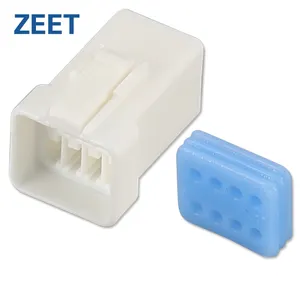 ZT7081A-0.6-21A-mini conector impermeable para bicicleta eléctrica, 8 pines, 2,0mm