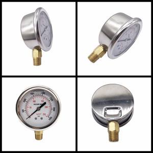 하이 퀄리티 2.5 "오일 충전 공기 액체 압력 게이지 (하단 마운트 포함) - Product Image 2