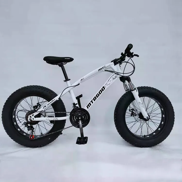 Factory Price FatBike Suspension Fork Steel 20 Inch Cycling Downhill Fat Tire Mountain Bike Hybrid Mtb Bicycle for Men