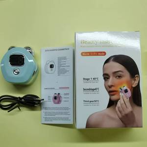300mah 500mah OEM vibrazione intelligente rimuovere le rughe viso e collo massaggiatore viso dispositivo di bellezza casa dispositivo di tonificazione del viso - Product Image 6