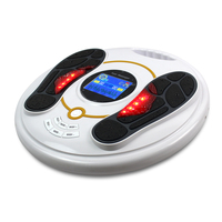 Masseur sans fil pour pieds et mollets à infrarouge proche EMS, stimulation électrique par impulsions pour la relaxation à domicile