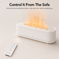 Diffuseur d'arôme de flamme 2025 nouveaux produits créatifs USB bureau bougie lumière diffuseur d'arôme avec veilleuse diffuseur d'arôme