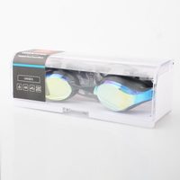Nouveauté - Lunettes de natation avec verres incurvés anti-buée et protection UV, conçues pour une vision large, couleurs personnalisées