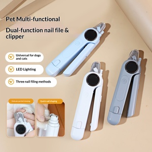 लक्जरी दो-इन-वन इलेक्ट्रिक कुत्ते और बिल्ली नाखून मिर्च के साथ छोटे डिजाइन के साथ - Product Image 3