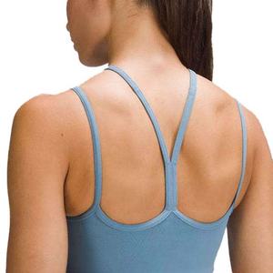 Sujetador Deportivo de Alta Calidad con Logotipo Personalizado para Mujer, Top Deportivo con Tirantes Finos, Sujetador de Yoga sin Costuras para Gimnasio - Product Image 4