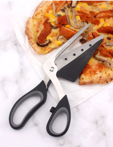 Forbici per <span class=keywords><strong>Pizza</strong></span> in Acciaio Inox, Spatola da Forno Staccabile 2 in 1, Forbici da Cucina per Tagliare e Servire la <span class=keywords><strong>Pizza</strong></span>, Utensile per Cucina Domestica - Product Image 1