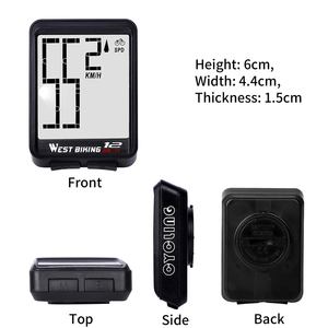 WEST BIKING Large Screen Bike <strong>Computer</strong> Wireless Rainproof Backlight Odometer Cycling Stopwatch Bicycle <strong>Computer</strong> Speedometer - Product Image 5